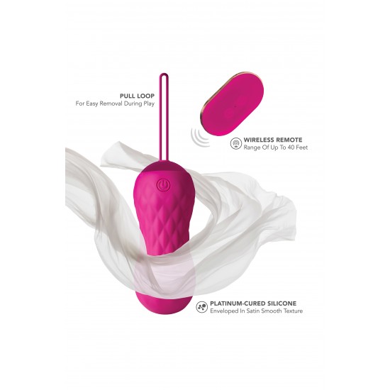 Viva exuberantemente! O Lush Carina está aqui para proporcionar prazer com 7 funções giratórias e vibratórias que movem as pontas arredondadas e texturizadas dentro de você para sensações adicionais durante o uso!&n