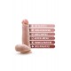 DR. SKIN DR. PAUL 7.25 INCH DILDO WITH BALLS BEIGE