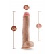 DR. SKIN MR. SAVAGE 11.5 INCH DILDO WITH BALLS BEIGE