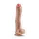 DR. SKIN MR. SAVAGE 11.5 INCH DILDO WITH BALLS BEIGE