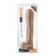 DR. SKIN MR. ED 13 INCH DILDO WITH BALLS BEIGE