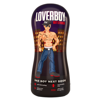 LOVERBOY BAD BOY NEXT DOOR  SELF LUBRICATING STROKER BEIGE
