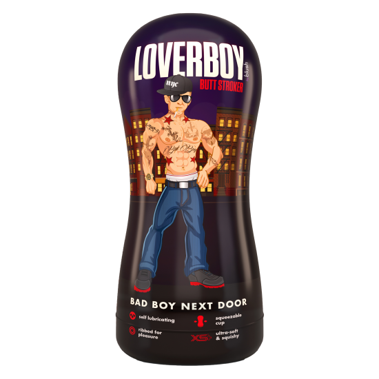 Desbloqueie um mundo de prazer como nunca antes com o Bad Boy Next Door. Quer você esteja buscando experiências solo emocionantes ou querendo dar um toque especial à brincadeira de casal. Este masturbador de bolso é auto