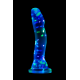 Hanky ​​Panky é um dildo transparente cheio de confete, pronto para a diversão! Apague as luzes e veja-o brilhar enquanto você brinca. A cabeça proeminente é perfeita para estimular o ponto G ou P e é feita de silicone P
