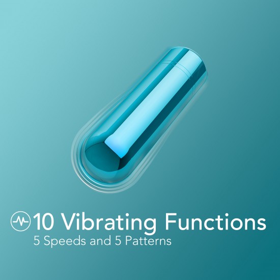 10 modos de vibração de alto desempenho 5 velocidades e 5 padrões vibrador em forma de bala Projetado para proporcionar prazer clitoriano preciso. Discreto e ideal para viagens. Desfrute do seu prazer onde quer que estej