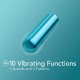 10 modos de vibração de alto desempenho 5 velocidades e 5 padrões vibrador em forma de bala Projetado para proporcionar prazer clitoriano preciso. Discreto e ideal para viagens. Desfrute do seu prazer onde quer que estej
