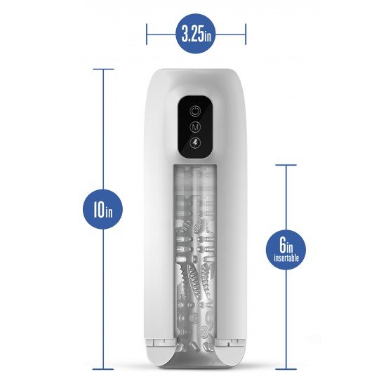 MASTURBADOR M FOR MEN ROBO-BATOR O M for Men Robo-Bator está armado para oferecer um mundo de poder sexual! Este poderoso masturbador masculino vem altamente equipado com duas funções de desempenho de elite, incluindo 7 modos de vibração e 7 modos de to