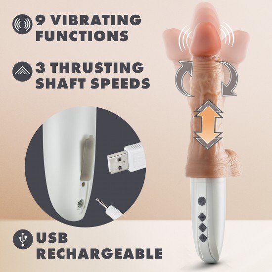 O Dr. irá vê-lo agora. Apresentando o Dr. Hammer, o poderoso vibrador vibratório realista de 7 polegadas que está pronto para prescrever altos níveis de prazer íntimo. Com uma alça ergonômica e controle remoto sem fio, v