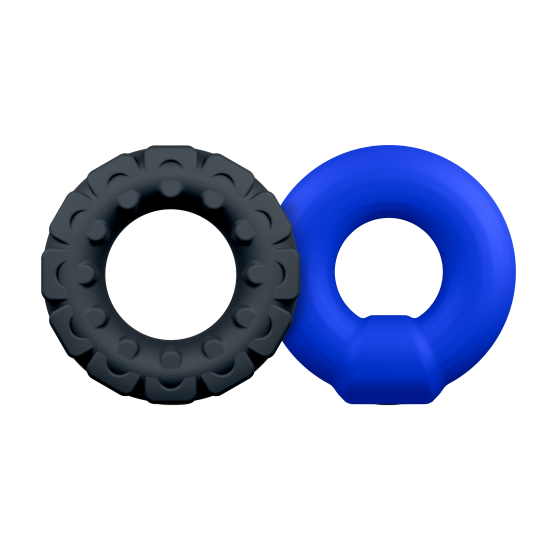 Maximize e intensifique o prazer com o Performance® Plus Engage! Este conjunto de 2 anéis penianos aumenta o conforto, o controle e a sensação, e inclui um anel liso e um texturizado. Use o anel liso para suporte clássic