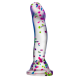 Hanky ​​Panky é um dildo transparente cheio de confete, pronto para a diversão! Apague as luzes e veja-o brilhar enquanto você brinca. A cabeça proeminente é perfeita para estimular o ponto G ou P e é feita de silicone P