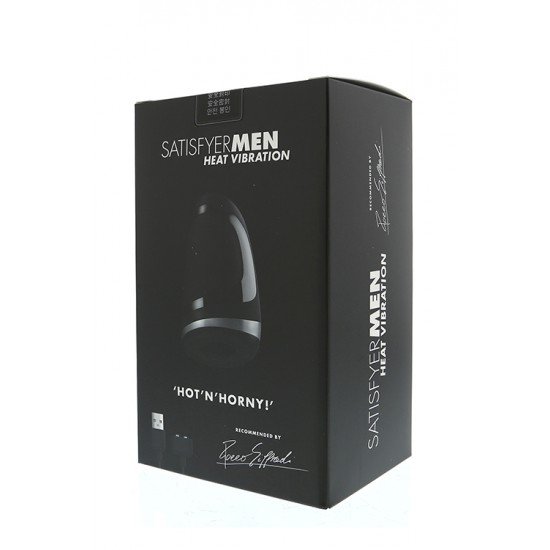 Masturbador c/ Vibração Quente Satisfyer Men Heat Vibration Masturbador c/ Vibração Quente Satisfyer Men Heat Vibration