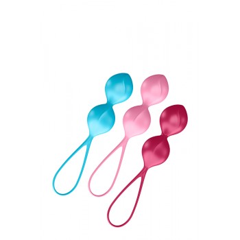Conjunto 3 Bolas Duplas Kegel C03 Satisfyer Balls Multi Color