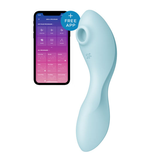 SATISFYER CURVY TRINITY 5+ BLUE SATISFYER CURVY TRINITY 5+ BLUE