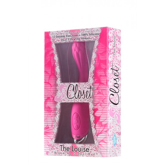 The Louise Blooming G - Spot Bud The 8.5 inch Massager is a deceptively powerful, multi-functional massager, with twin motors in the head & body, and a curved, textured head specifically designed for stimulating the g-sp