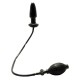 Plug Anal Insuflável Fanny Hills Preto Estimulador anal com multivelocidades e insuflável Aplique lubrificante e insira, dê a bomba para insuflar ao seu desejo Funciona com 2 pilhas AA (não incluídas)