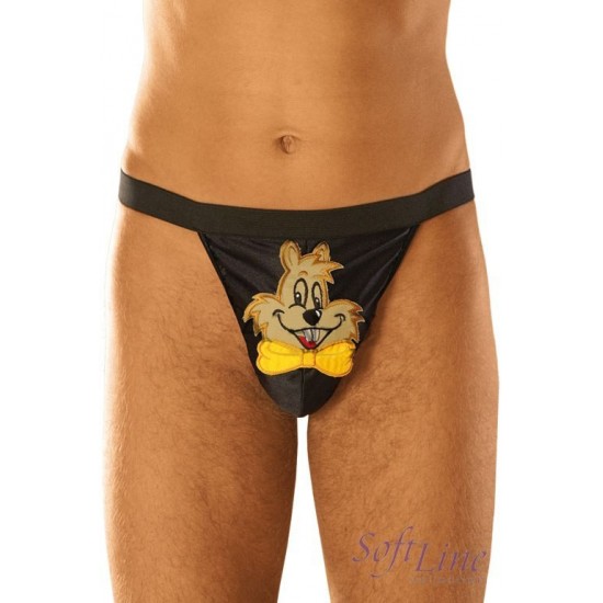 Tanga Masculina Comic Preto Tanga Masculina Comic Preto
