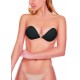 Sutiã de silicone adesivo FIT (Tecnologia de Melhoramento da Figura) com bojo A, B, C ou D, preto, lavável e reutilizável. Aplicável para:  Sem encostoDecote profundoSem alçasÀ prova de suor Instruções: Pele li