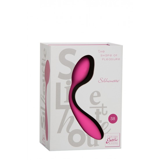 A forma do prazer! Vibrador com design ergonómico, curvado criado a partir de silicone premium e com controlo dos diferentes níveis de intensidade de vibração. A sua forma única confere um posicionamento multi direccio