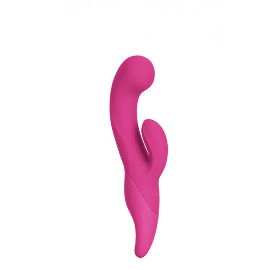 Uma viagem inesquecível ao mundo do prazer.Vibrador com design ergonómico, curvado criado a partir de silicone premium, com motor duplo e 10 diferentes níveis de intensidade de vibração. A sua forma única com estimulador