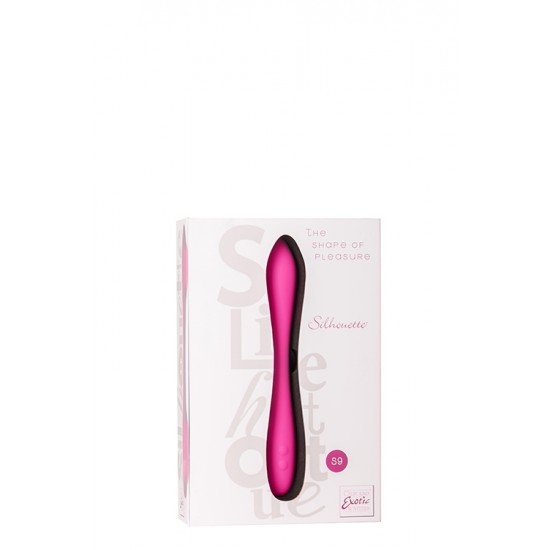 Vibrador Silhouette S9 Rosa Experiências que se repetem.Vibrador com design ergonómico e ponta afunilada, criado a partir de silicone premium, com 5 incríveis diferentes funções.O seu corpo flexível permite curvá-lo e estimular todos os seus pontos