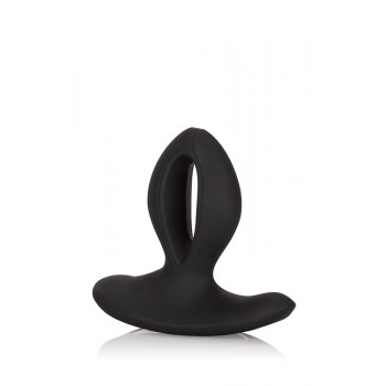 Plug Anal Probe Dual Motor c/ Vibração Silicone Preto