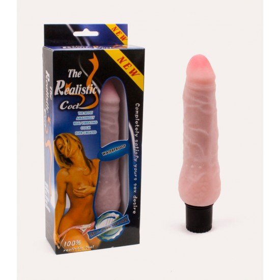 Este dildo de 19cm de comprimento é um profissional entre os dildos por causa de sua textura macia e semelhante à carne que aquece o corpo, cabeça em formato de pênis e eixo levemente venoso com vibrações de várias veloc