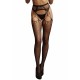 Shredded Suspender Pantyhose - Black - O/S Shredded Suspender Pantyhose - Black - O/S