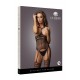 Strappy suspender bodystocking - Black - O/S Strappy suspender bodystocking - Black - O/S