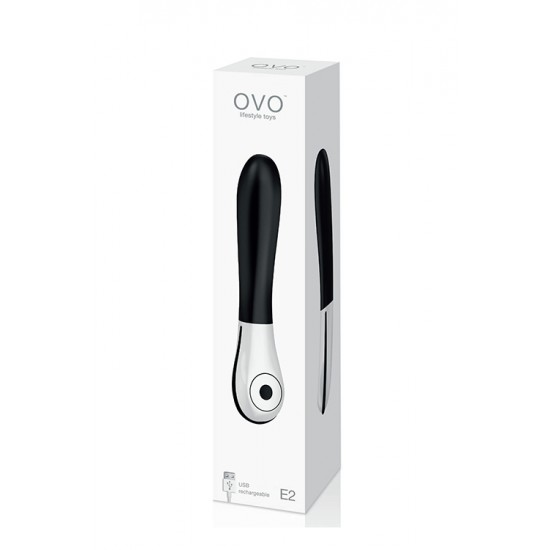 Encontre a satisfação que procura ao experimentar o OVO E2 RECHARGEABLE VIBRATOR BLACK. À prova de água com 7 programas de vibração, controlo inteligente da intensidade, silencioso, leve e suave, em silicone Extremam