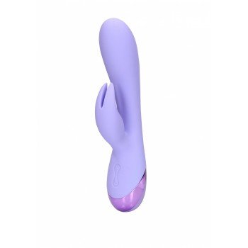  Smooth Silicone Rabbit Vibrator - Digital Lavender