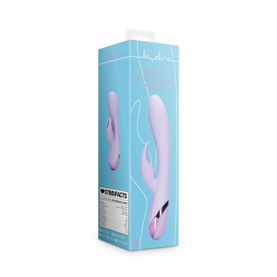 Smooth Silicone Rabbit Vibrator - Digital Lavender