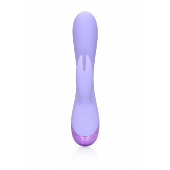  Smooth Silicone Rabbit Vibrator - Digital Lavender
