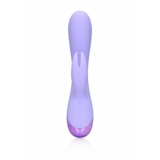 Smooth Silicone Rabbit Vibrator - Digital Lavender