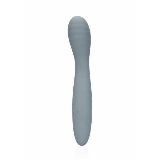 Ultra Soft Silicone G-Spot Vibrator - Basalt Grey