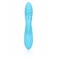 Este vibrador colorido de coelho de silicone ultramacio com nervuras azul claro foi projetado para estimulação simultânea do clitóris e do ponto G, criando orgasmos combinados. Descubra infinitos momentos de alegria e su