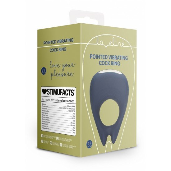 Anel penis vibratorio pontiagudo - Baltic Blue Este Anel Vibratório Pontiagudo para o Pênis é projetado para potencializar e prolongar as ereções, proporcionando maior tamanho, dureza e resistência. Descubra momentos infinitos de prazer e surpresa com este item da Lo