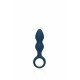  Teardrop Shaped Anal Plug - Small - Baltic Blue