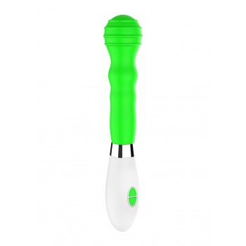 Vibrador wand Alida - Soft Silicone - 10 Vel - Verde