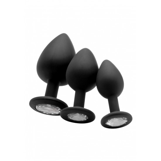 Plug Anal Extra Grande Diamond Preto