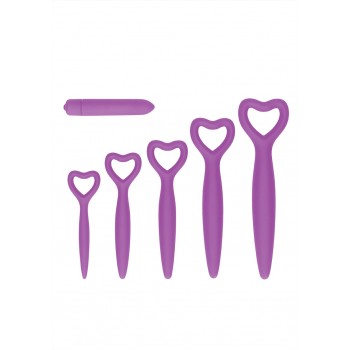 Silicone Vaginal Dilator Set - Purple
