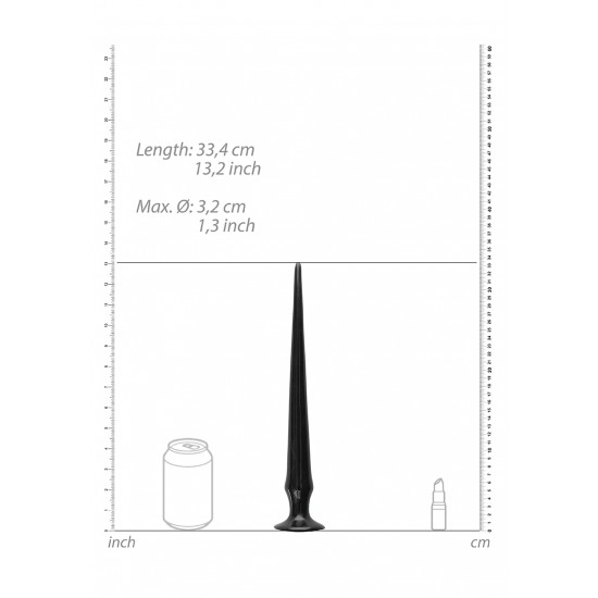 Ass Spike Dildo - 34 cm - Black Ass Spike Dildo - 34 cm - Black