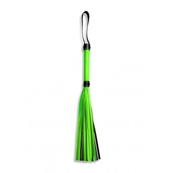 Flogger - Glow in the Dark - Neon Green/Black