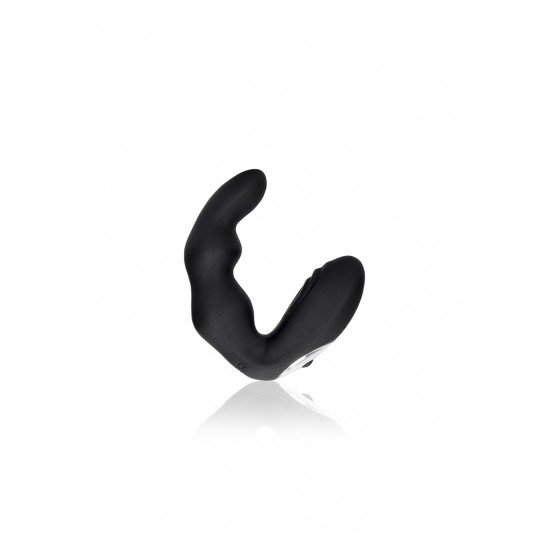 Estimulador de próstata vibratório curvado com controle remoto Preto Aumente o seu prazer com o Massageador de Próstata Vibratório Curvado. Com a sua forma única e levemente curvada, este vibrador de silicone preto foi especialmente projetado para proporcionar sensações incríveis em todo
