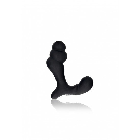 Massajador próstata vibratório com bola - Preto Este massajador vibratório de próstata preto Stacked promete níveis de êxtase sem precedentes. A inovadora forma de esfera empilhada oferece uma estimulação de cortar a respiração que excede todas as expectativas. O cont