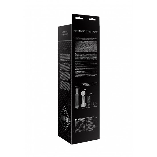 Automatic Cyber Pump with Masturbation Sleeve - Transparent Automatic Cyber Pump with Masturbation Sleeve - Transparent