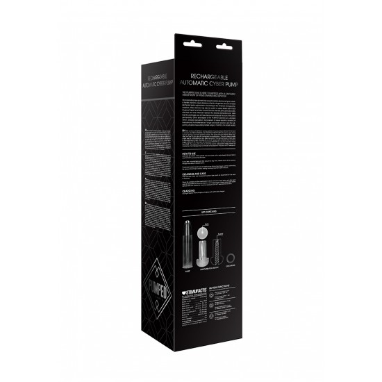 Rechargeable Automatic Cyber Pump with Sleeve - Transparent Rechargeable Automatic Cyber Pump with Sleeve - Transparent