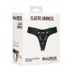 Arnês em Pele Strap-On Elástico RealRock Some um dildo com, ou sem vibração, a este arnês e penetre bem fundo no corpo da sua cara metade!Este arnês vem munido com um anel metálico que lhe permite utilizar variados dildos até 5cm de diâmetro.As tiras são elás