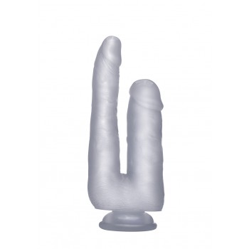 Realistic Double Cock - 9 Transparente