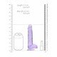 Dildo realistico com testiculos 15cm Lilas - RealRock Este modelo REALROCK CRYSTAL CLEAR foi projetado com bolas realistas para uma experiência realística aprimorada. Todos vêm com uma ventosa resistente para que você possa colá-los em praticamente qualquer superfície