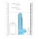 Este modelo REALROCK CRYSTAL CLEAR foi projetado com bolas realistas para uma experiência realista aprimorada. Todos vêm com uma ventosa resistente para que você possa colá-lo em praticamente qualquer superfície lis